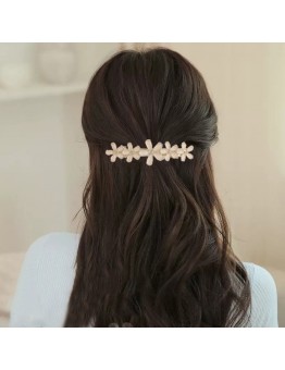 Wind Leaves Simple style elegant temperament retro spring clip headdress a word clip 2pcs