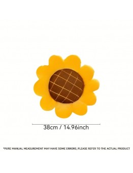 Mojolion Cushions Sunflower Plush Pillow Cushion - Versatile Backrest for Car, Sofa & Home Decor | Perfect Gift for Holidays