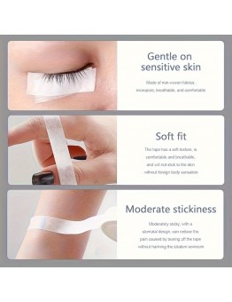Fruitoday Adhesive bandages 12 Rolls Micropore Medical Tape for Eyelash Extension, Adhesive Fabric Tape