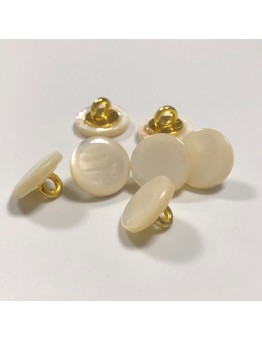 our day High-grade natural tarpon shell buttons horseshoe snail foot metal shirt buttons clothes buckle 50pcs