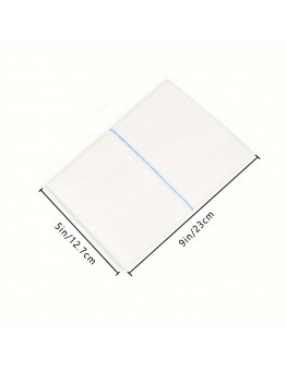 Futurelandy Aseptic cotton 10pcs 12.7cm x 22.86cm Premium Wound Care Abdominal Pads - High Absorbency, Disposable, Latex-Free, Trauma and First Aid Kit Essentials - Sterile, Breathable, and Gentle on Skin