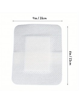 Enjoyouth Aseptic cotton 20pcs Cotton Wound Dressing Sticker, Sterile Wound Dressing, Breathable Bordered Gauze Pads, Latex Free 