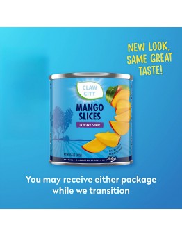 claw city Canned fruits and vegetables Dole Mango Slices in Heavy Syrup - Dole Canned Fruit - Rich Source of Vitamin C - 15.5 oz Cans - 6PCS