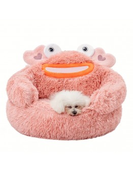 Superone Pet cushions Cartoon Character Shaped Plush Dog , PP Cotton, Comfy Warm Cuddle for Extra Small to Medium Dogs & Cats, Non-Assembled Pet 