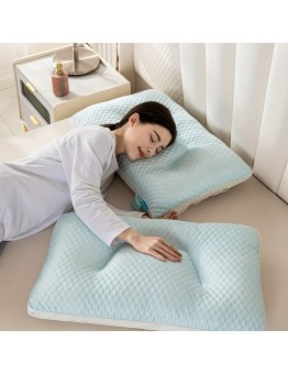 Mythoney Pillows 2PCS Luxury Hotel Quality Cooling Pillows, Advanced Bedding, 48x74cm, Filling Amount 700G, 3D Three-Dimensional Cool Bean Fiber Pillow Core Washable Cooling Bed Pillows For Sleeping, Home Bedroom, Hotel Travel, Medical Pillow