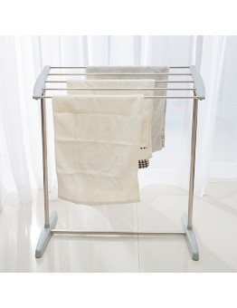 Enjoycity Towel racks Stainless Steel Freestanding Towel Rack - Multipurpose Drying Rack for Towels, Socks, and Underwear - Ideal for Home, Balcony, Patio, and Living Room, Drying Racks