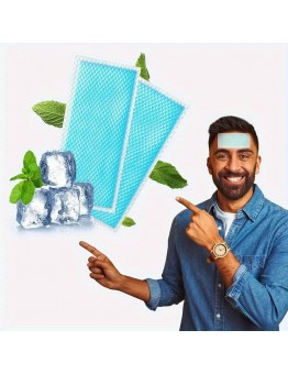 Keycat Cold compress patch for urgent 20-Pack Gel Ice Patches, Cooling Sticker Sheets for Pain Relief, Summer Relief, Skin-Friendly Cooling Gel Pads