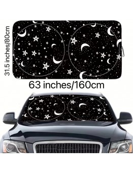 Jellywolf Automotive windshield shade screens Car Sunshade Summer Car Sun Protection Sunshade Front Glass Sunshade Car Sunshade Car Windshield Sunshade Blocks Sunlight, Ultraviolet Rays and Heat Protects Car Interior