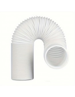 Chicat Flexible tubes of plastic Portable Air Conditioner Exhaust Hose - 5.1/5.9" Diameter Anti-Clockwise Threaded AC Vent Replacement Tube in Durable Plastic Material - Fits Europe and America Standard Connectors