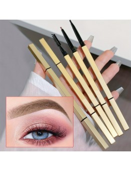 Koalafairy Cosmetic pencils Waterproof Long-Lasting Dual-Ended Eyebrow Pencil - Universal for All Skin Types, Easy Glide Brow Pencil with 6 Shades Options, 6PCS
