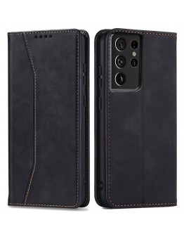 Wild snake Covers for smartphones Protective Case Compatible With for Samsung Galaxy S21 Ultra 5G Heavy Duty Shockproof Rugged Faux Leather Magnetic Flip Card Holders Kickstand Phone Cover Black