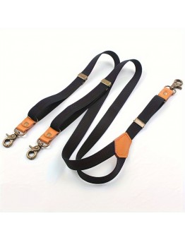 Parkelf Fastenings for suspenders Adjustable Elastic Men's Suspenders Clips On Braces, Perfect For Both Casual&Formal, Suspender Wedding Suspenders for Groom Groomsmen Trouser Hanging Pants Clip