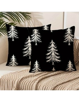 Rabbitcat Cushions Short Plush Polyester Tropical Plumeria Throw Pillow Covers, Zippered, Machine Washable, Contemporary Style, for Sofa, Living Room, Outdoor Decor 2pcs 