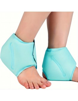 Rabbitop Therapeutic cold therapy packs Reusable Ankle Ice Pack Wrap for Swollen Feet, Plantar Fasciitis & Foot Pain Relief - Hot/Cold Compression Gel Pouch for Sprains