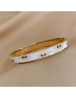 Hianyboby Bracelets Pattern Bangle Bracelet, Stainless Steel Bracelet, Fashion Cuff Accessories, For Friends And Family And Men