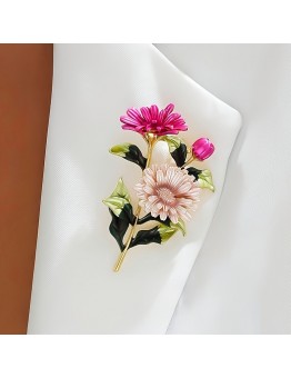Roompyramid Brooches for clothing Elegant -Inspired Chrysanthemum Brooch Pin for Women - Perfect for Daily Wear Gift