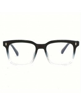 MOXNICE Eyeglasses Men's Gradient Square Frame Glasses, Simple And Stylish Glasses, Suitable For Daily Commuting, Campus, And Wedding Season