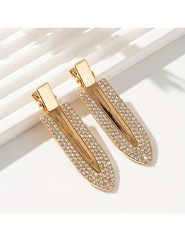 Jellycity Bobby pins Elegant 5pcs Rhinestone Non-Slip Hair Clips, Suitable For Festival, Daily And Party Use for Women and Girls, Hairpin, Casual