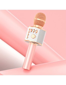 Supershark Microphones Portable Wireless KTV Speaker Microphone, All-in-One Machine with Voice Change & Volume Control, USB Rechargeable 1200mAh Battery, Type-C Charging, Bass Enhancement