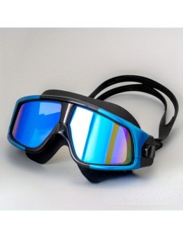 Music beaver Swim goggles Large Frame Swimming Goggles - Waterproof, Anti-Fog, Electroplated for Men & Women