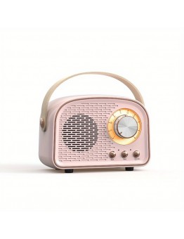 Pyramideer Personal stereos Mini Speaker, Wireless Vintage Speaker, Outdoors Wireless Portable Speaker Supports TWS Pairing/U-Disk/TF Card/AUX for Home, Travel, Outdoor, Gift for Christmas