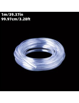 Luckstar Flexible tubes of plastic PVC/Silicone Aquarium Oxygen Pump Hose, Aquarium Fish Tank Pond Pump Tube Food Grade Hose