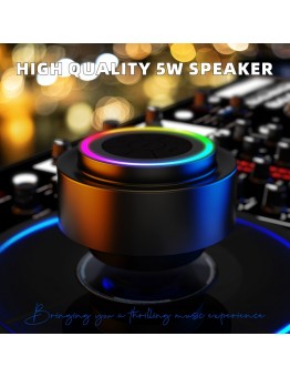 Time Antelope Wireless speakers Waterproof Shower Speaker With Built-in Microphone, Voice Assistant Control, Hands-Free Calling, TWS Playback, 5W High Power, Rechargeable Lithium Polymer Battery, Long-Lasting Playtime,